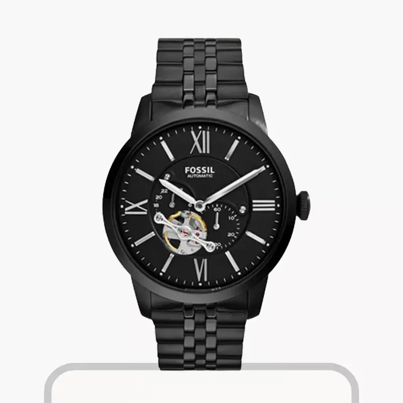 Fossil Townsman Automatic Black Dial Men's Watch- ME3062